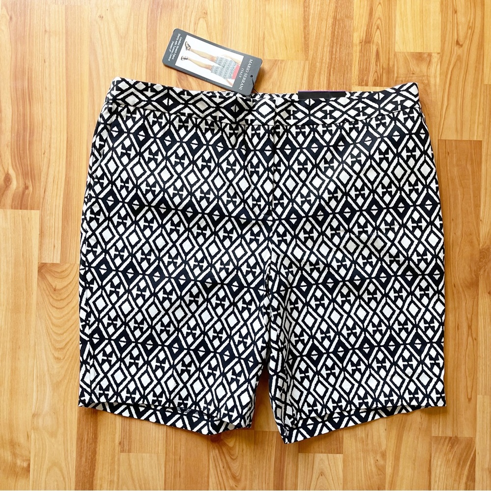 Mario Serrani Italy Tummy Control Comfort Stretch Shorts Size 14